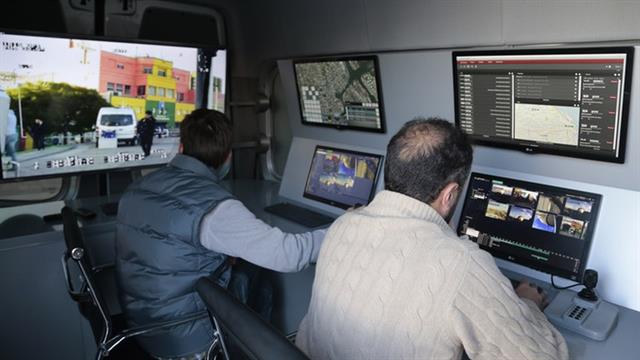 La radiobase (móvil) a la que se conecta el globo