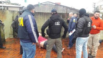 Mariano Salomón, alias “El Gordo”, quien está señalado como uno de los referentes de segunda línea de Los Monos. Lo detuvieron en La Matanza.