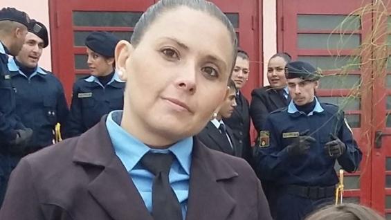 POLICÍA. Foto de Gabriela Michael, cuando egresó de la Escuela de Sub-Oficiales de la Policía en junio de 2016. POLICÍA. Foto de Gabriela Michael, cuando egresó de la Escuela de Sub-Oficiales de la Policía en junio de 2016.