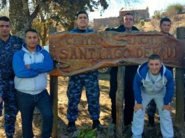 Infantería acercó donaciones a la Escuela “Santiago Derqui” de Ischilín