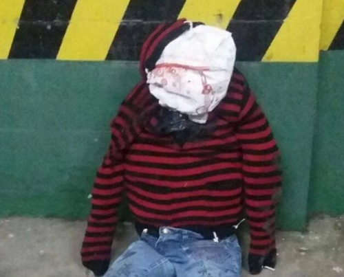 Delincuentes utilizaron un muñeco para robar y se dieron a la fuga