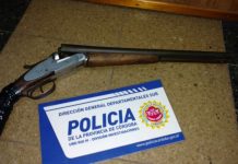 Rio Cuarto: Detienen a un delincuente armado con una escopeta