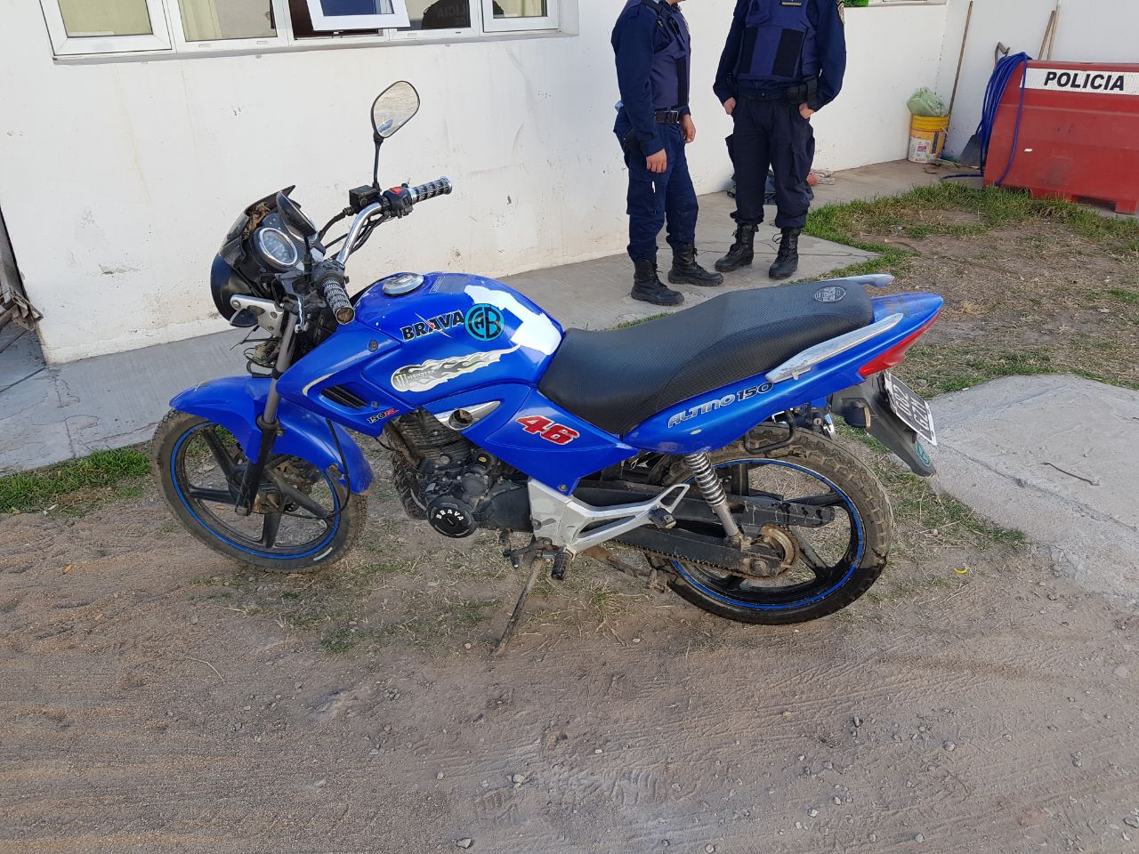 Un delincuente detenido tras robo de motocicleta