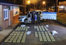 Secuestran 163 kg. de marihuana en un control sobre Río Paraná