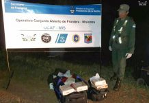Detienen a mujer que viajaba junto a dos hijas menores con 27 kg. de marihuana
